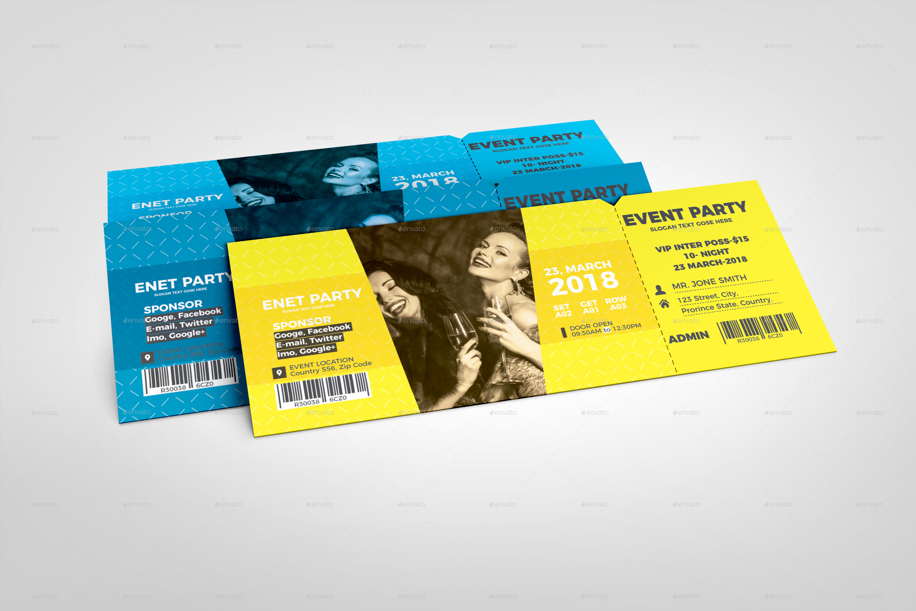 Event Ticket by PerfectPixel14 | GraphicRiver