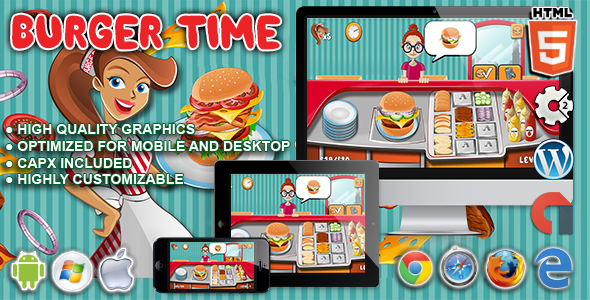 Burger Time - CodeCanyon 16365453