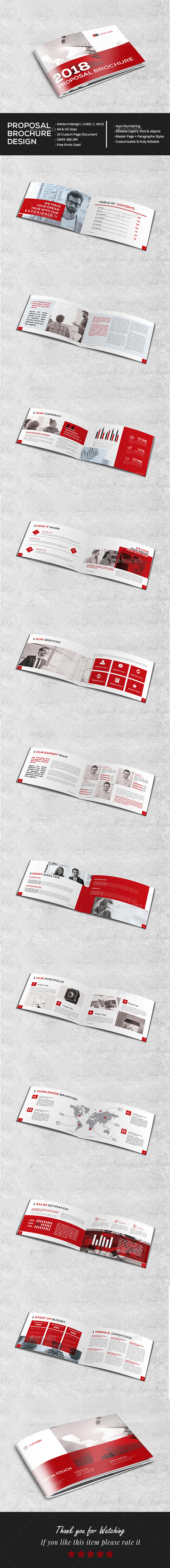 A5 Proposal Brochure - Brochures Print Templates