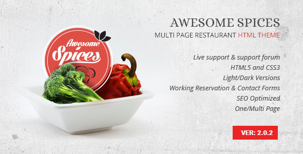 Awesome Spice - ThemeForest 9194101