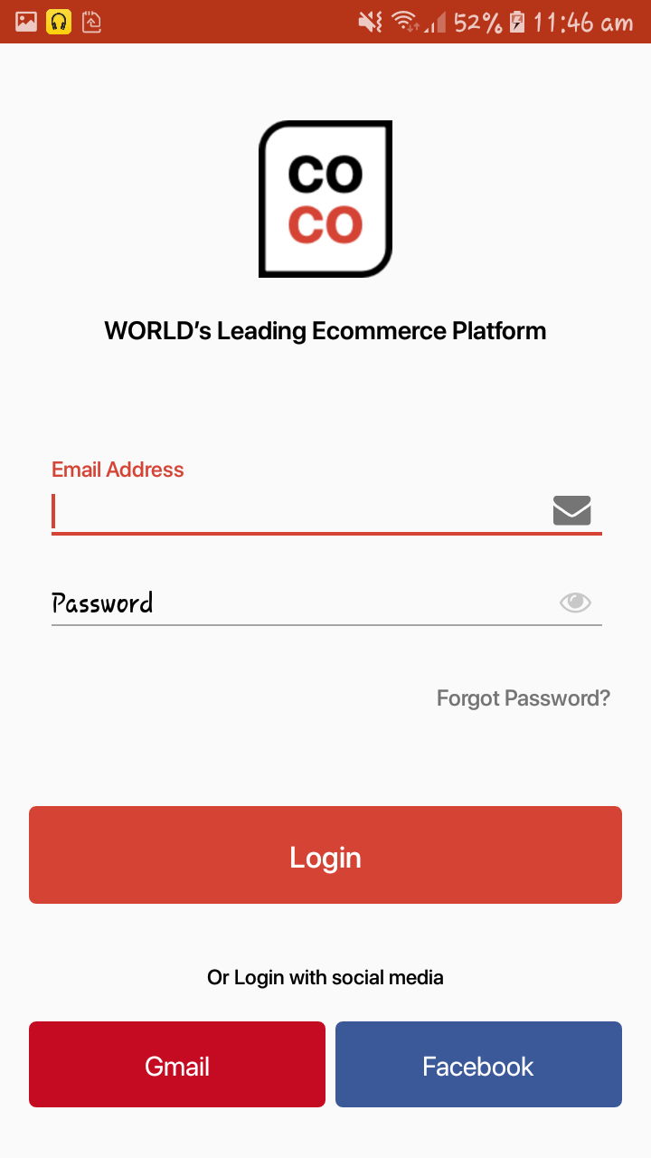 coco e commerce android app material ui template with xml source