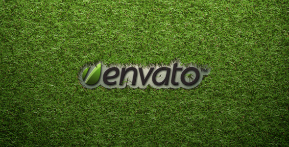 Logo On The Grass