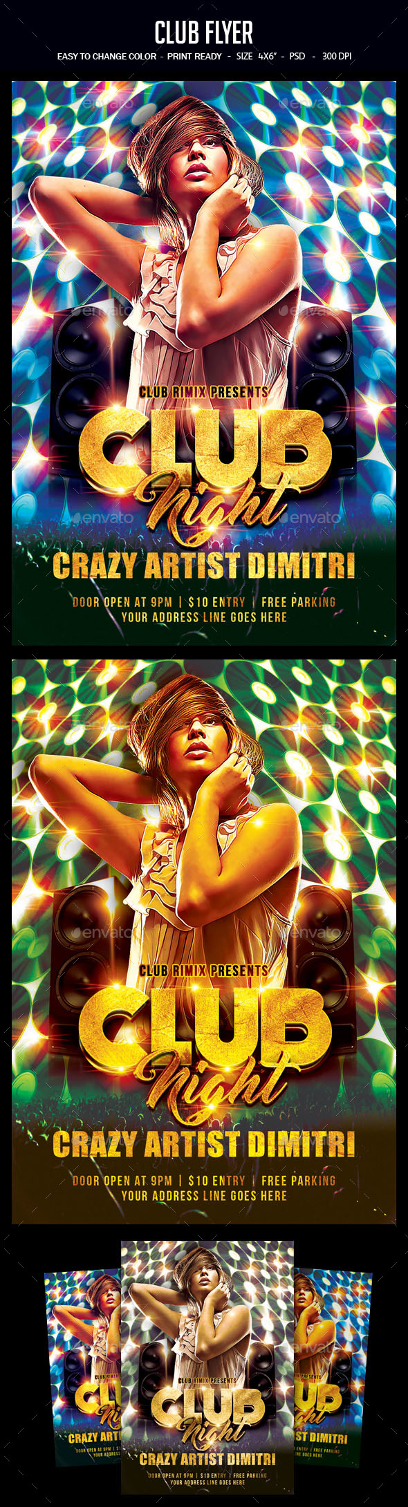 Club Flyer - Clubs & Parties Events