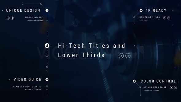 Hi-Tech Titles and - VideoHive 21972869