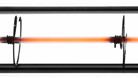 Professional Light Bulb In  On White Background alt