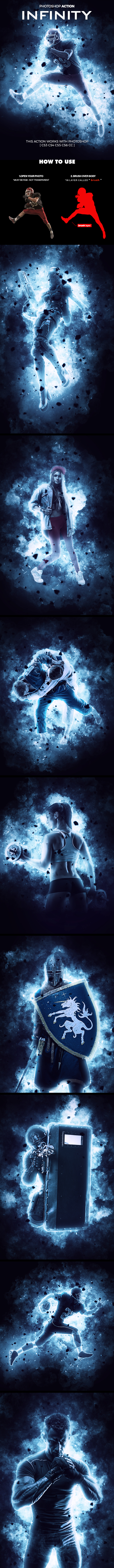 Infinity Photoshop Action - Photo Effects Actions