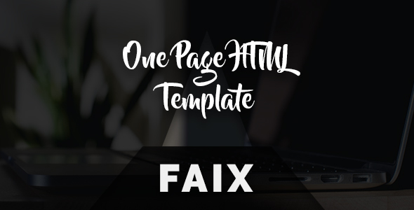 Special Faix - Creative and Modern One Page HTML Template