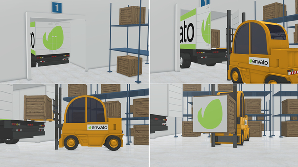 Logistic Company Box - VideoHive 21975877