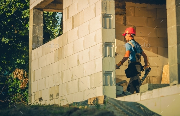 House Construction Worker - Stock Photo - Images