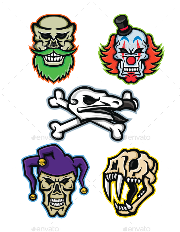 Skulls and Bones Mascot Collection - Miscellaneous Characters