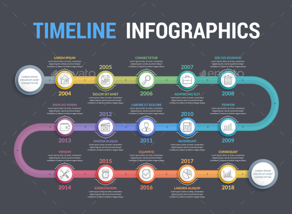 Timeline Infographics - Infographics