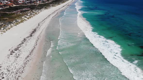 Aerial View of a Coastline in Australia