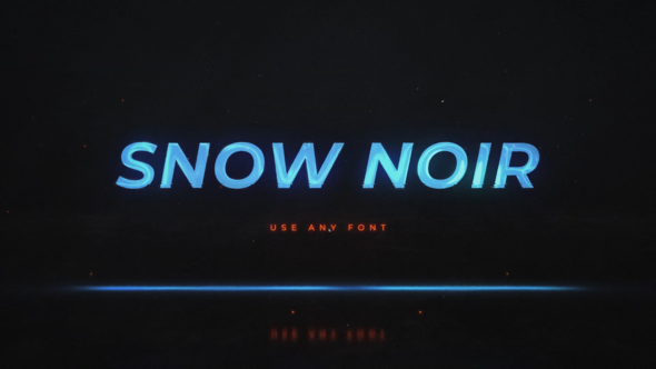 Noir Neon Intro - VideoHive 21979606