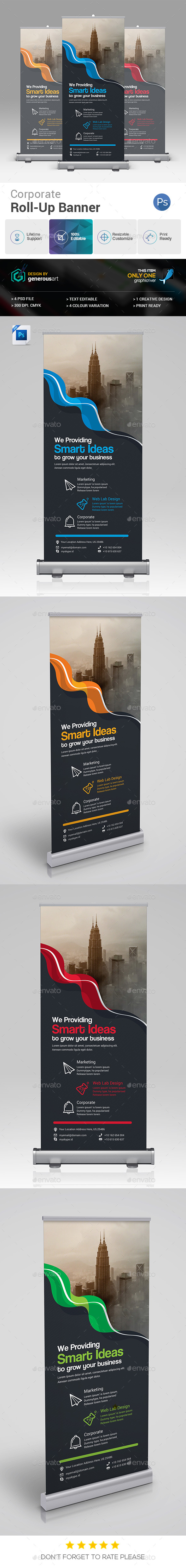 Roll-Up Banner - Signage Print Templates