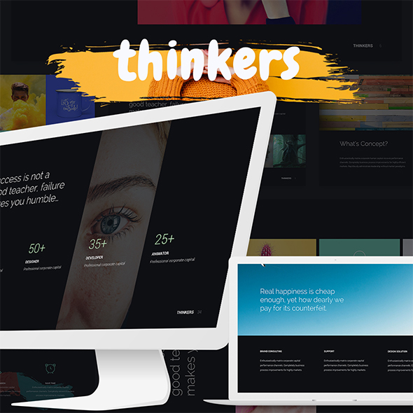 Thinkers - Creative & Multipurpose Template (Keynote) - Creative Keynote Templates