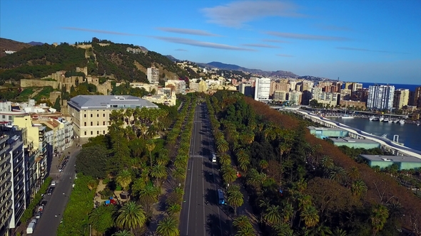 City Street From the Air.