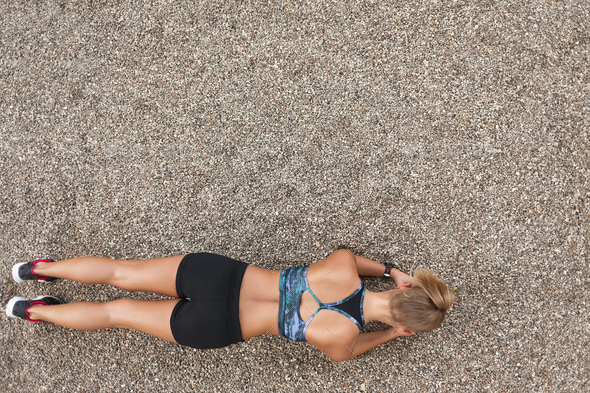 Outdoor Workout Exercise - Stock Photo - Images