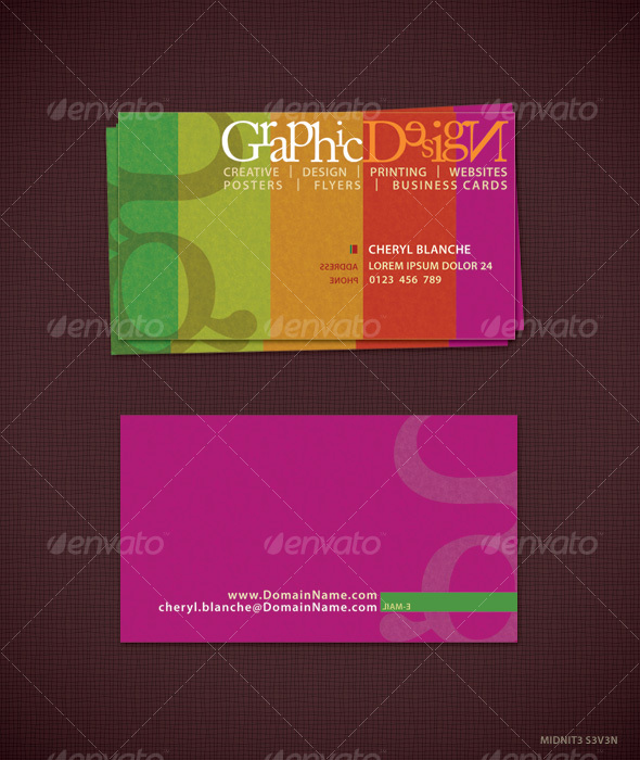 Colorfull Business Card #1 - Creative Business Cards