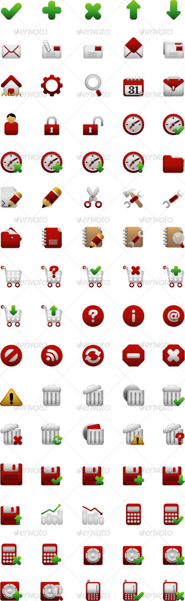 RedKesuma 80 Quality Icons - Web Icons