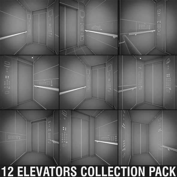 OTIS Elevators Collection - 3Docean 21983470