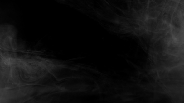 Seamless Motion of Smoke on a Black Background, Smoke Atmosphere, Stock ...