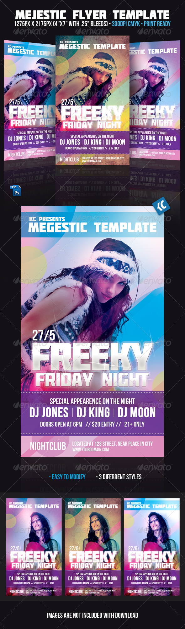 Megestic Flyer Template