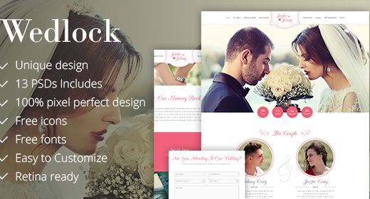 Wedlock, The most awaiting design template