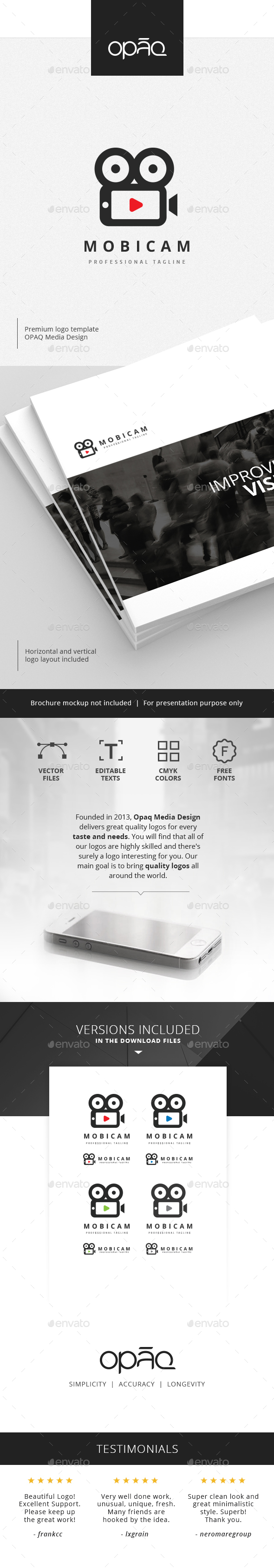 Mobile Camera Logo - Symbols Logo Templates