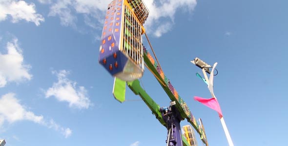 Skyrider Ride At Carnival Fair