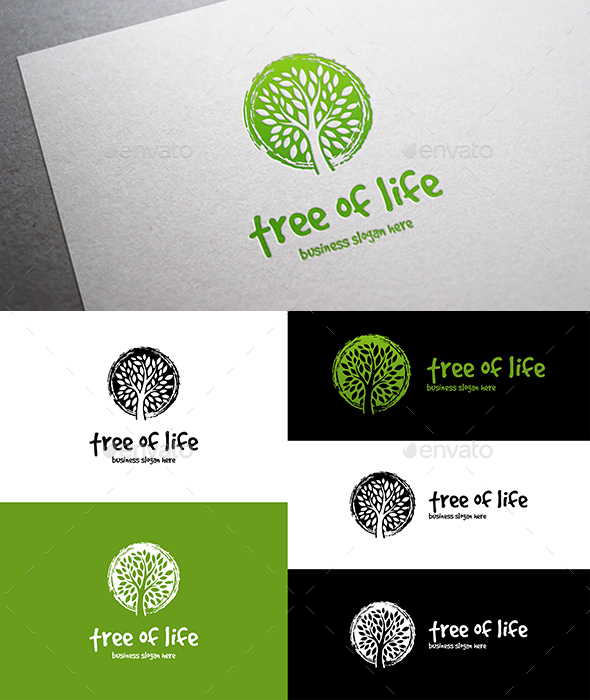 Tree of Life Logo - Nature Logo Templates