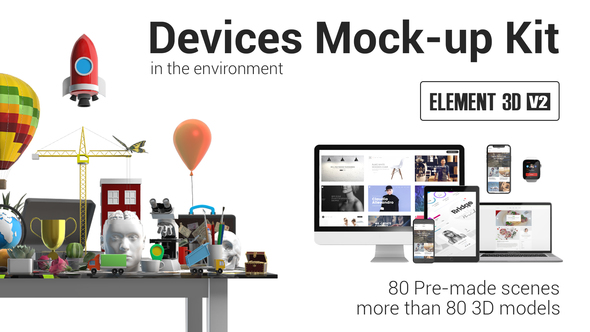 Devices Mock-up Kit in Environment