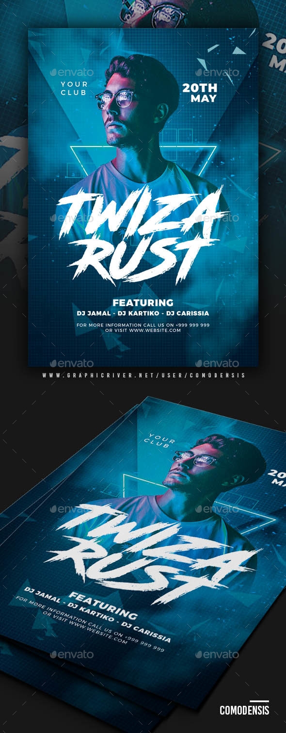 Dj Club Flyer Party - Clubs & Parties Events