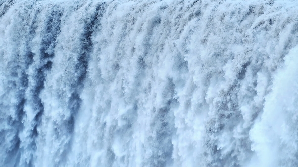 Hodafoss Very Beautiful Icelandic Waterfall. It Is Located in the North Near Lake Myvatn alt