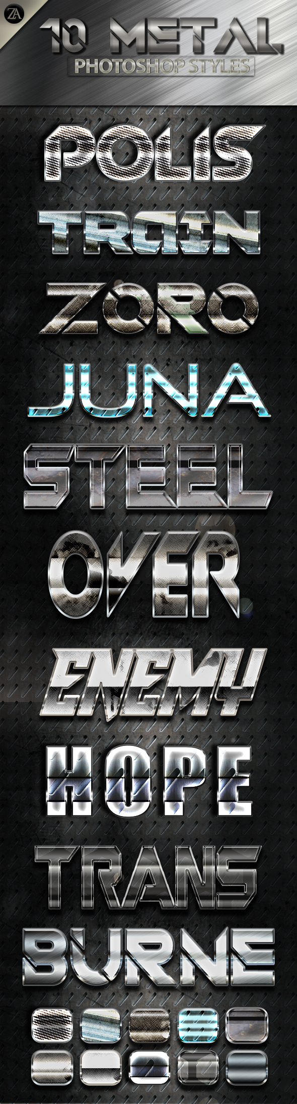 Metal Shiny v4 - Text Effects Styles