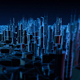 Top View of Computer Generated City - VideoHive Item for Sale