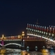 Raising Trinity Bridge in St.Petersburg, Russia - VideoHive Item for Sale
