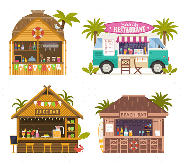 beach cafe clipart images