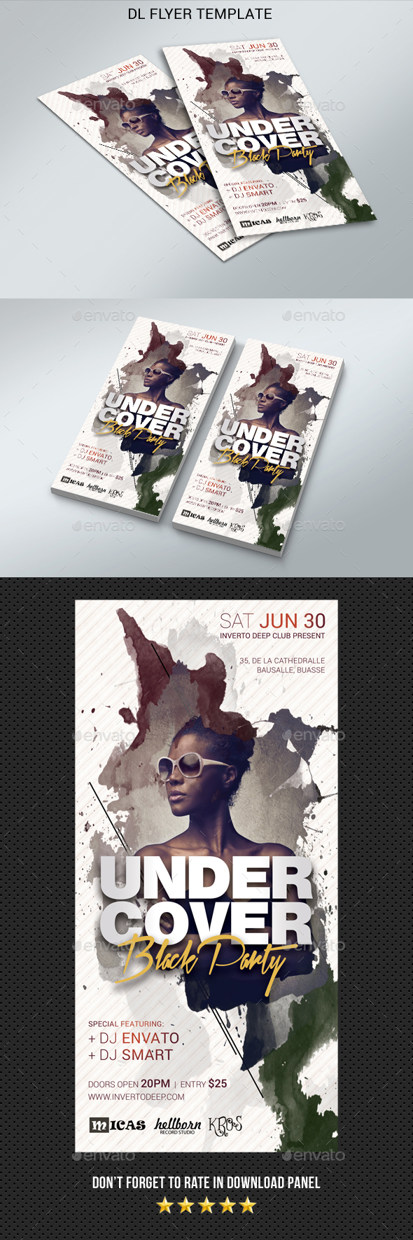 DL Undercover Party Flyer - Clubs & Parties Events