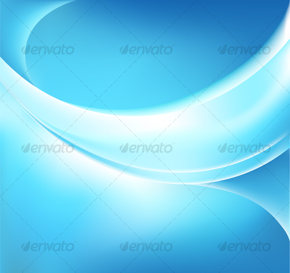 Vector Glowing Blue Backgound - Backgrounds Decorative