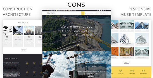 Cons_ConstructionArchitecture Muse Template - ThemeForest 21285437