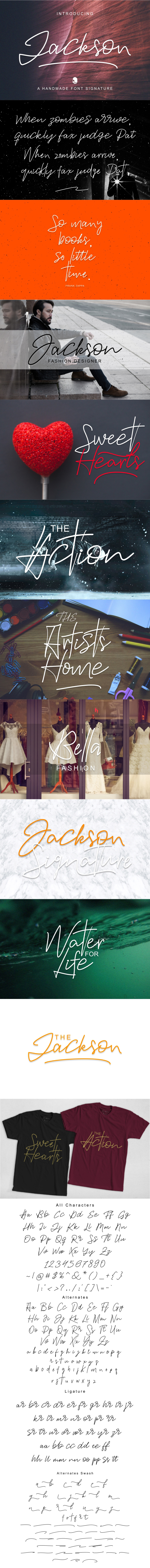 Jackson Script - Script Fonts