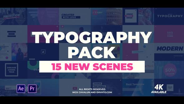 Typography Pack - VideoHive 21810569