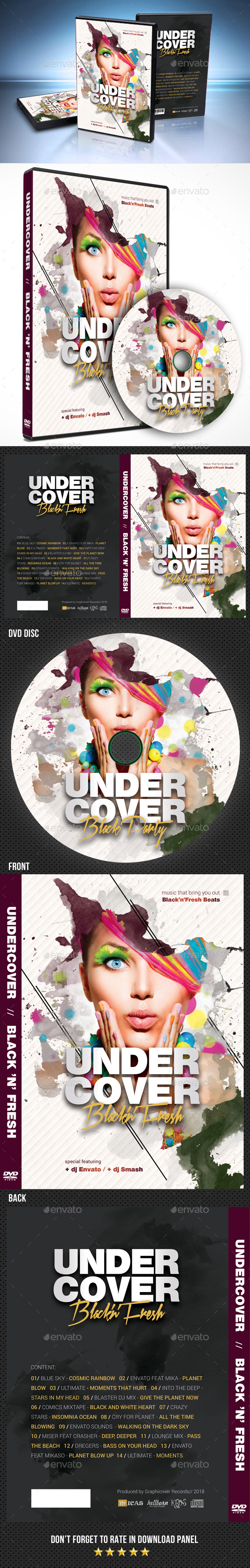 Undercover DVD Cover - CD & DVD Artwork Print Templates