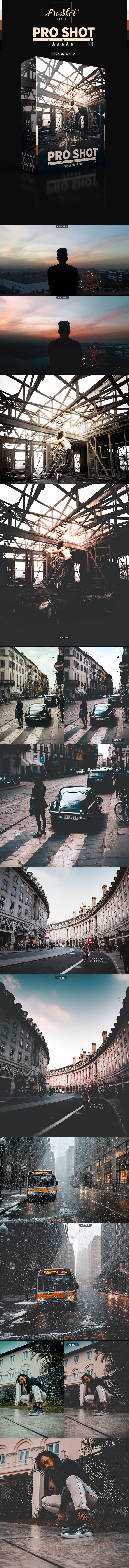 PRO Shot Serie Lightroom Preset 2 - Lightroom Presets Add-ons