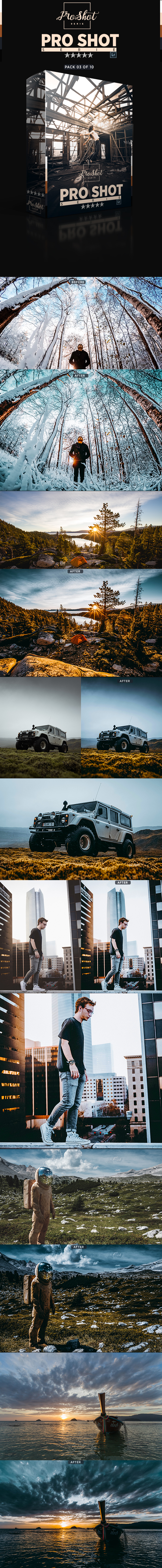 PRO Shot Serie Lightroom Preset 3 - Lightroom Presets Add-ons