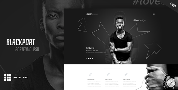 BlackPort - Personal - ThemeForest 21958230