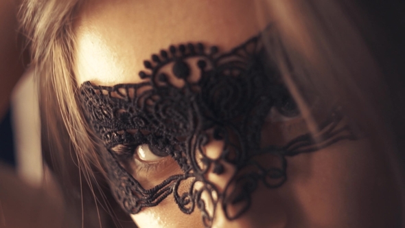 Sensual Woman in Mask