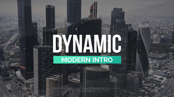 Modern Dynamic Intro - VideoHive 21994268