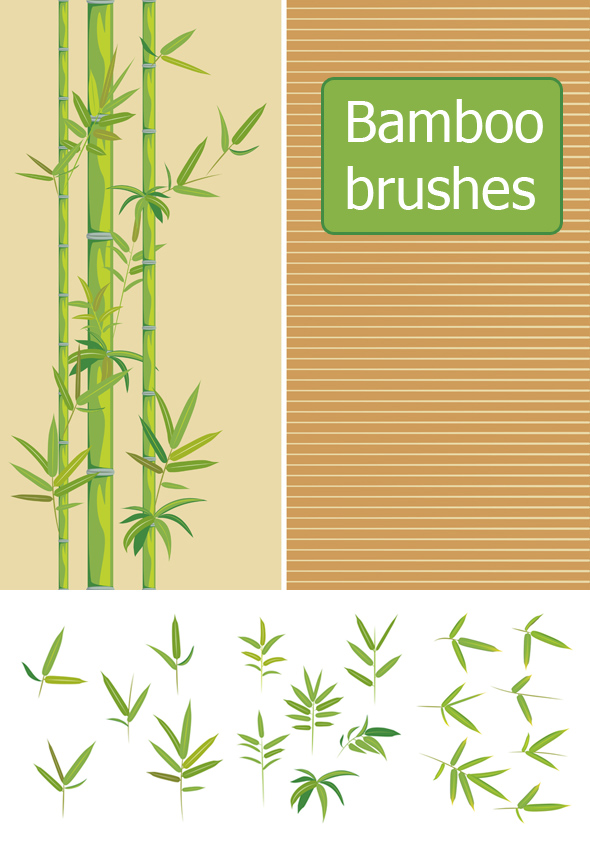 Bamboo Brushes - Flourishes Brushes