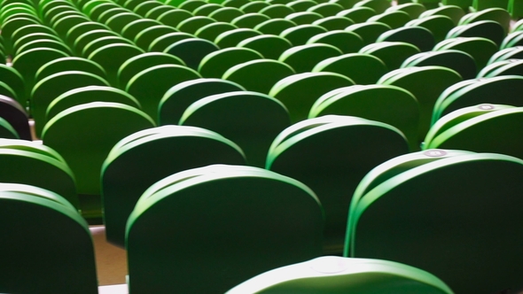 Rows of Seats in a Football Stadium